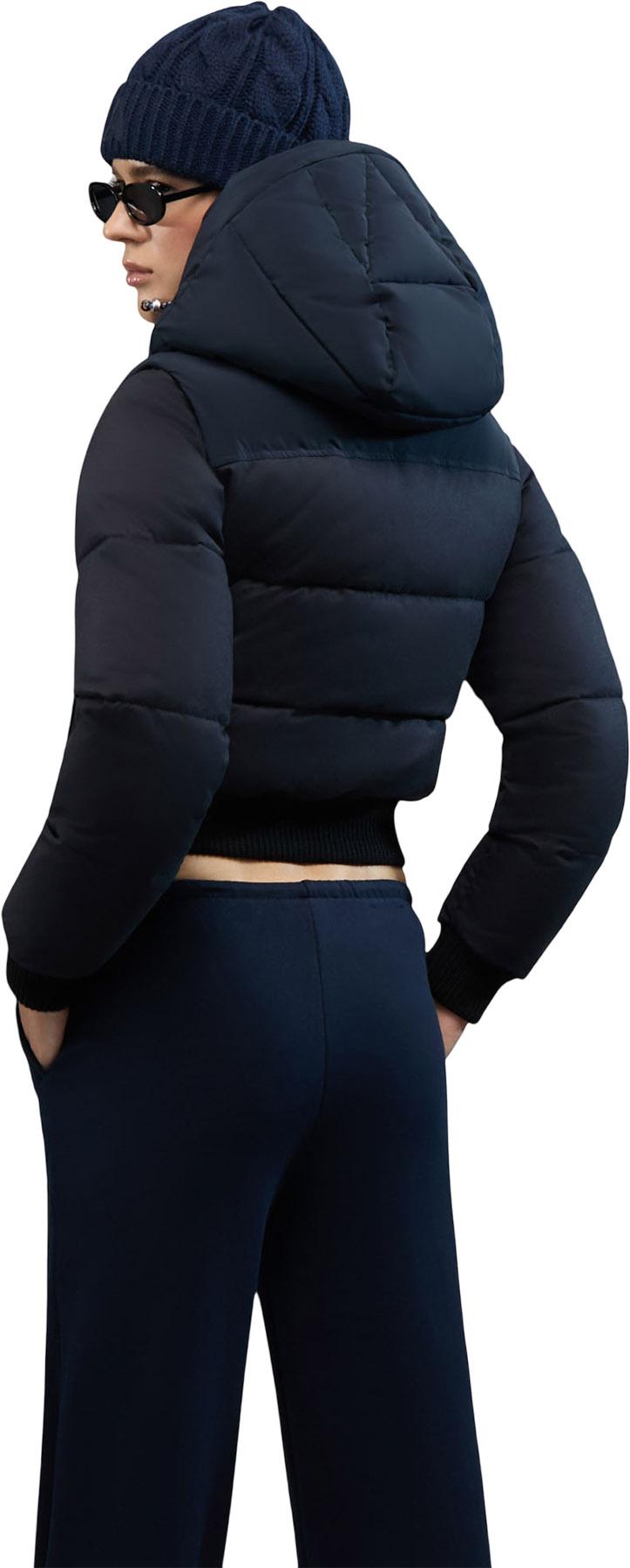 Product gallery image number 2 for product Pariset Cropped Puffer Bomber with Detachable Sleeves - Women's
