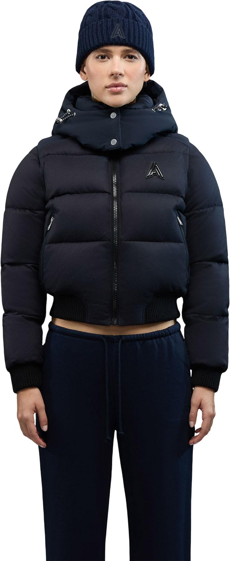 Product gallery image number 1 for product Pariset Cropped Puffer Bomber with Detachable Sleeves - Women's