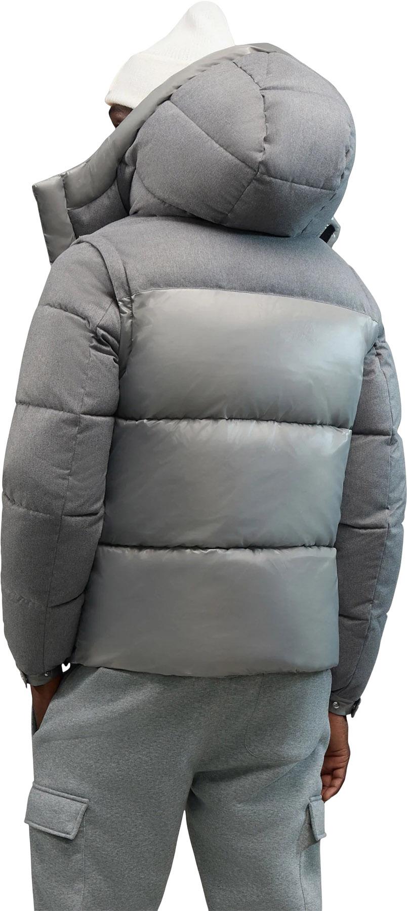 Product gallery image number 2 for product  Megeve- W 2-in-1 Relaxed Fit Puffer in Softly Brushed Fabric - Unisex