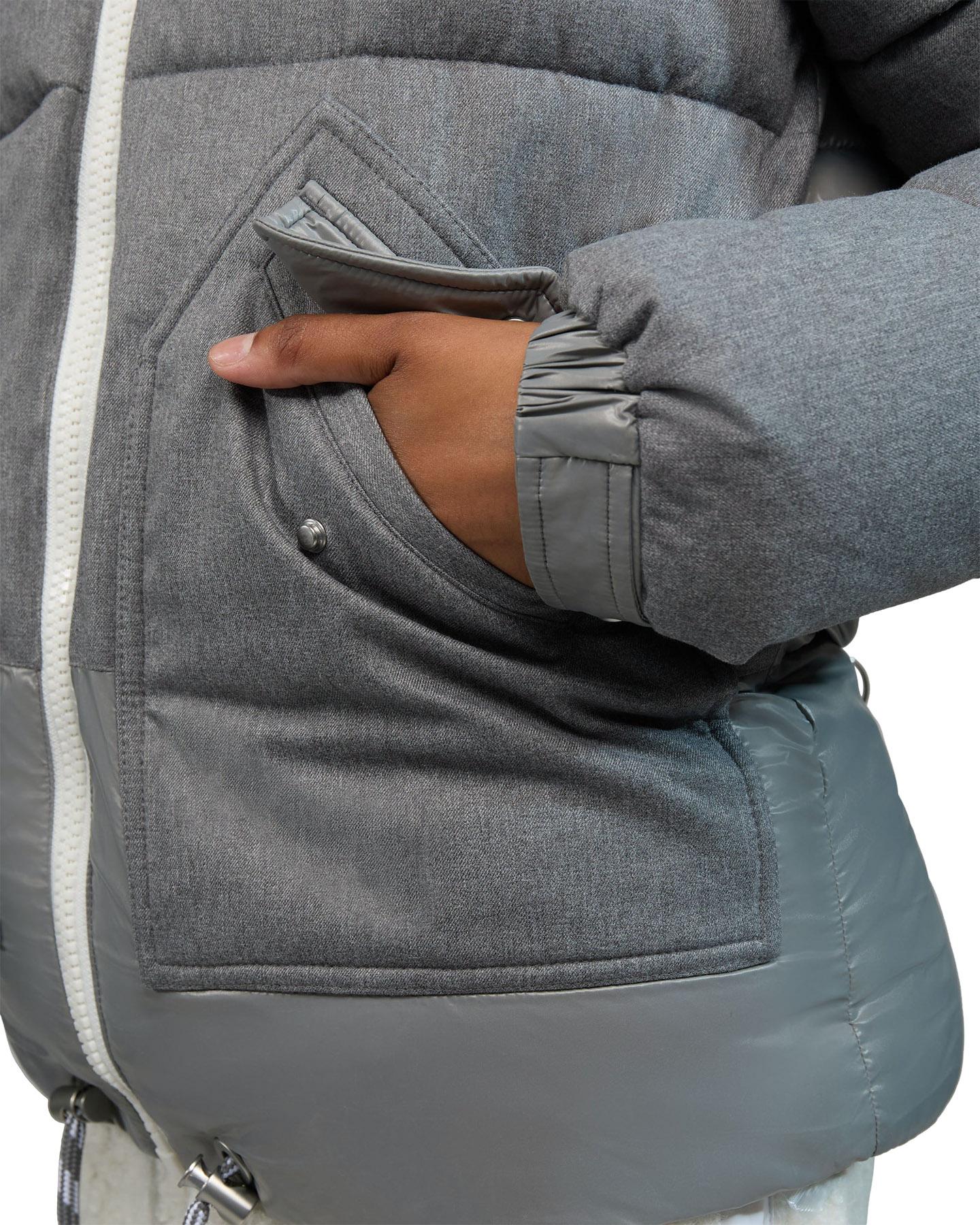 Product gallery image number 4 for product  Megeve- W 2-in-1 Relaxed Fit Puffer in Softly Brushed Fabric - Unisex