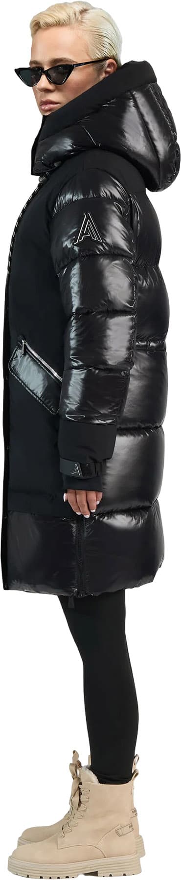 Product gallery image number 4 for product  Brière Mixed media Puffer Parka - Unisex