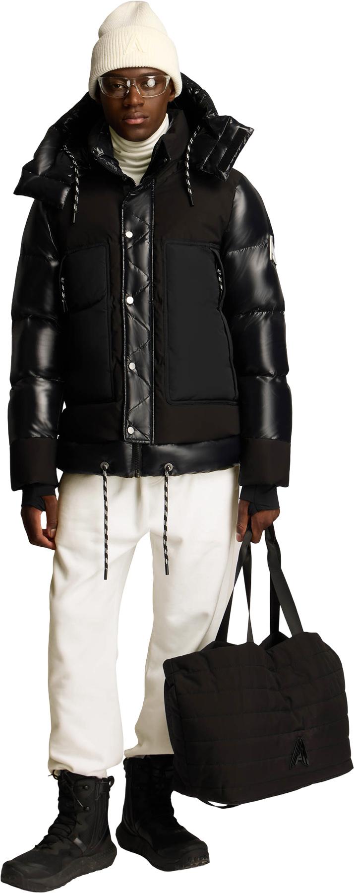 Product gallery image number 3 for product Farlin Mixed Media Puffer Jacket with Removable Hood - Men's