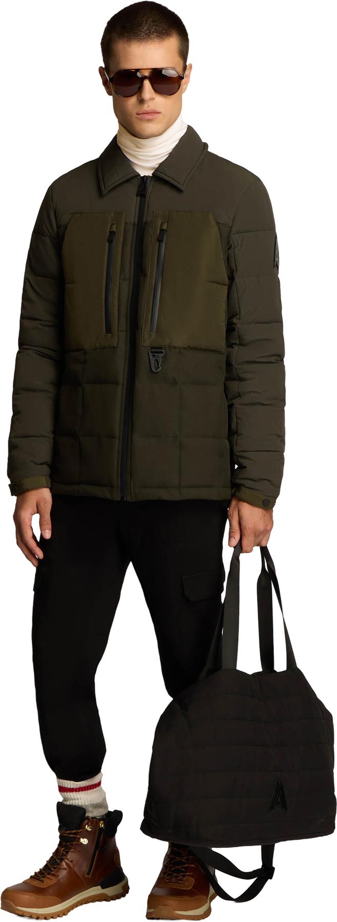 Numéro de l'image de la galerie de produits 4 pour le produit Manteau matelassé léger en matériaux assortis Berdiac - Homme