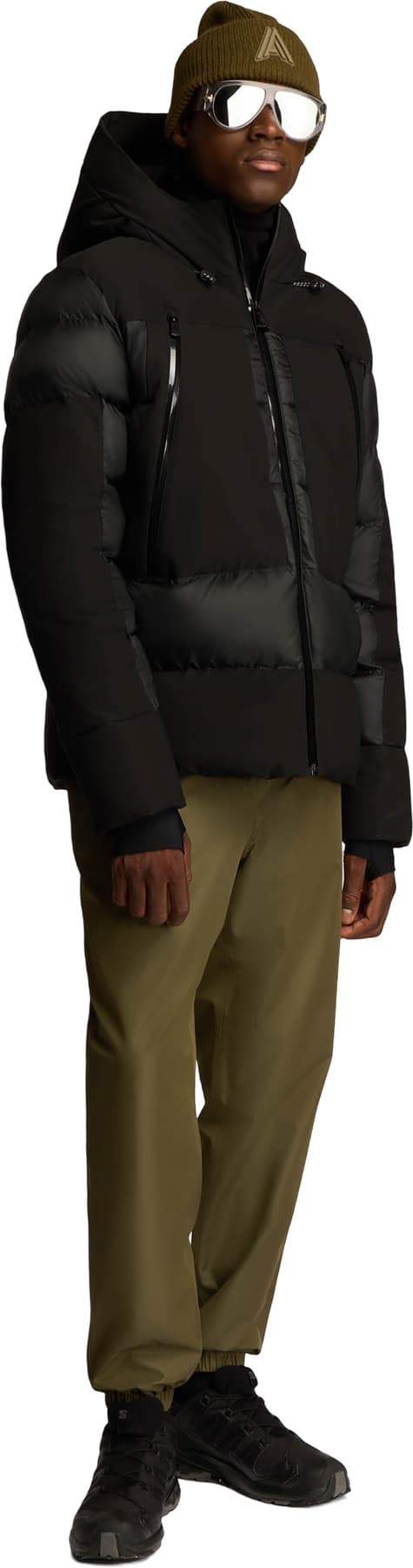 Numéro de l'image de la galerie de produits 3 pour le produit Manteau matelassé épais multitons au fini semi-lustré Barren - Homme