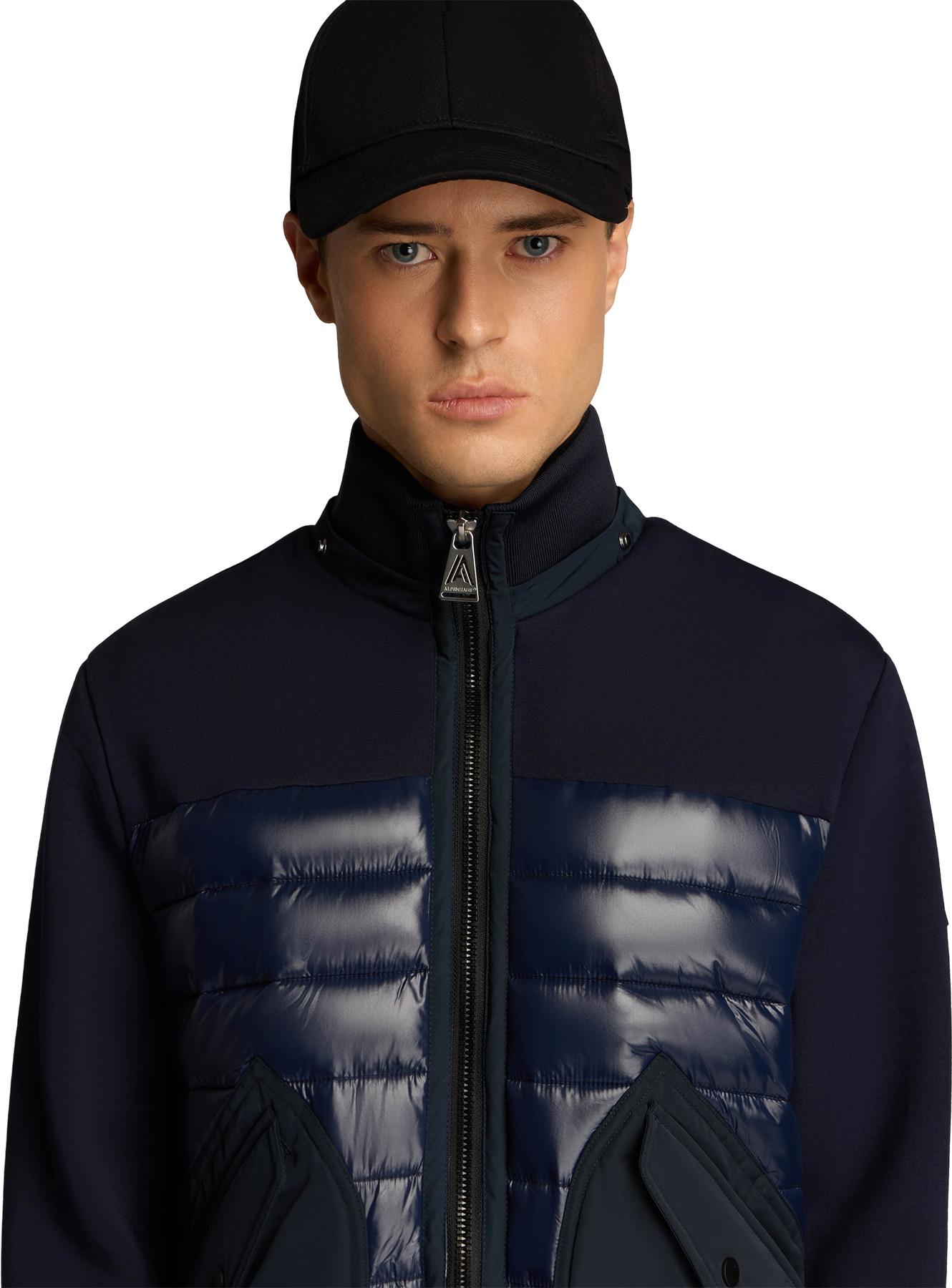 Product gallery image number 3 for product Nimbus Lightweight Mixed Media Hybrid Bomber Jacket - Men's