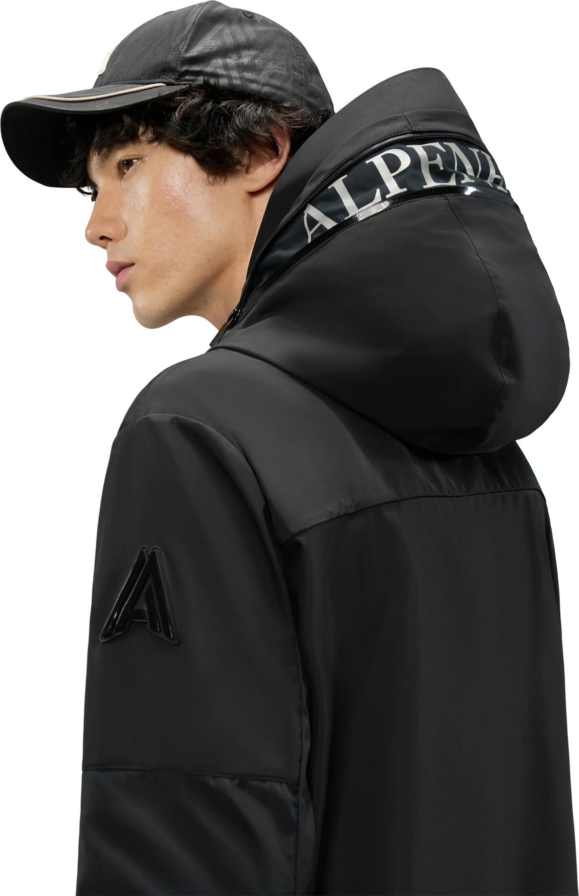 Product gallery image number 2 for product Vallandry Windbreaker Jacket with Branded Extendable Hood - Men's