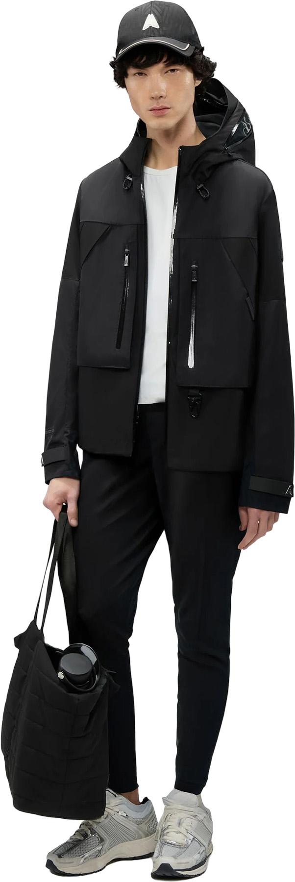 Product gallery image number 3 for product Vallandry Windbreaker Jacket with Branded Extendable Hood - Men's