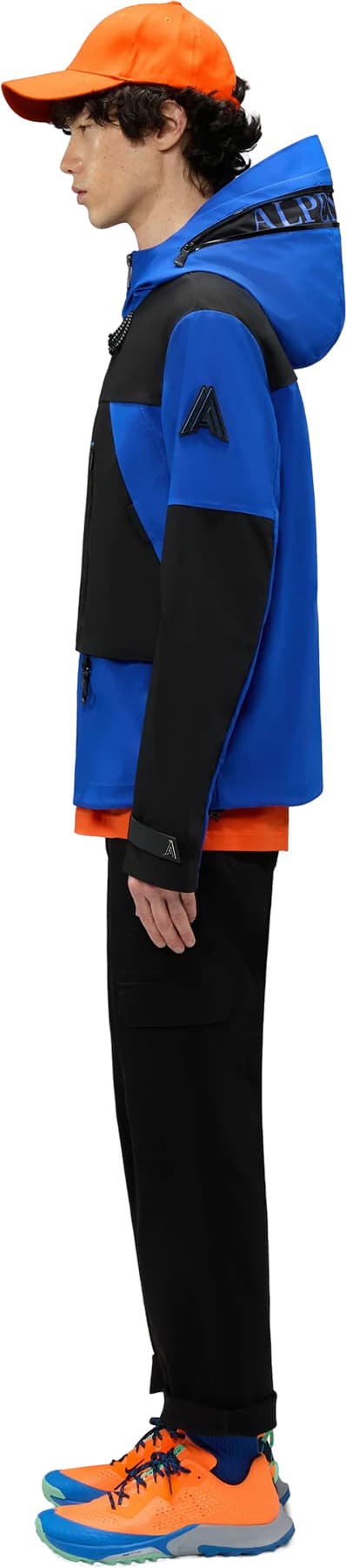 Product gallery image number 4 for product Vallandry Windbreaker Jacket with Branded Extendable Hood - Men's