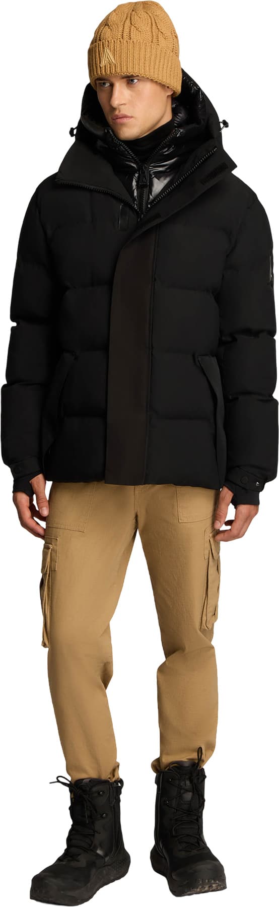 Product image for Virterre Expedition Puffer Jacket with Contrast Double Hood - Men's