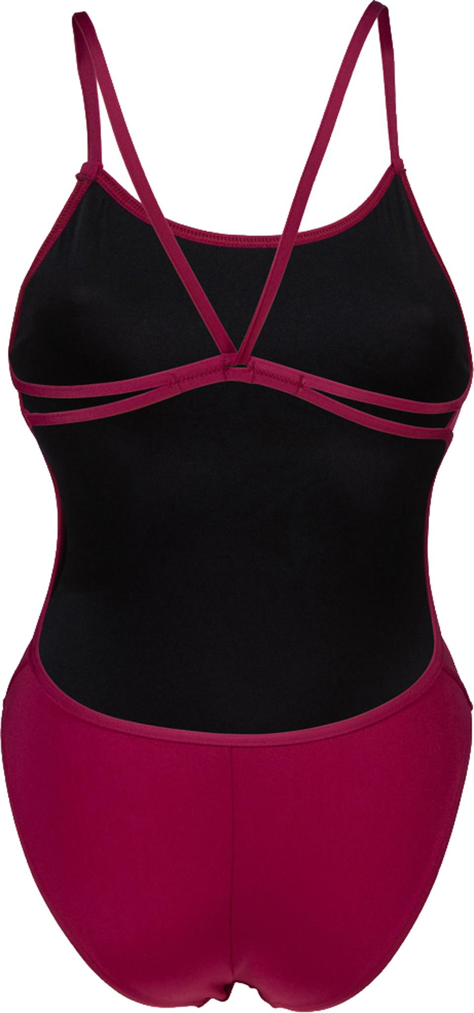 Product gallery image number 3 for product Lace Back Solid Swimsuit - Women's