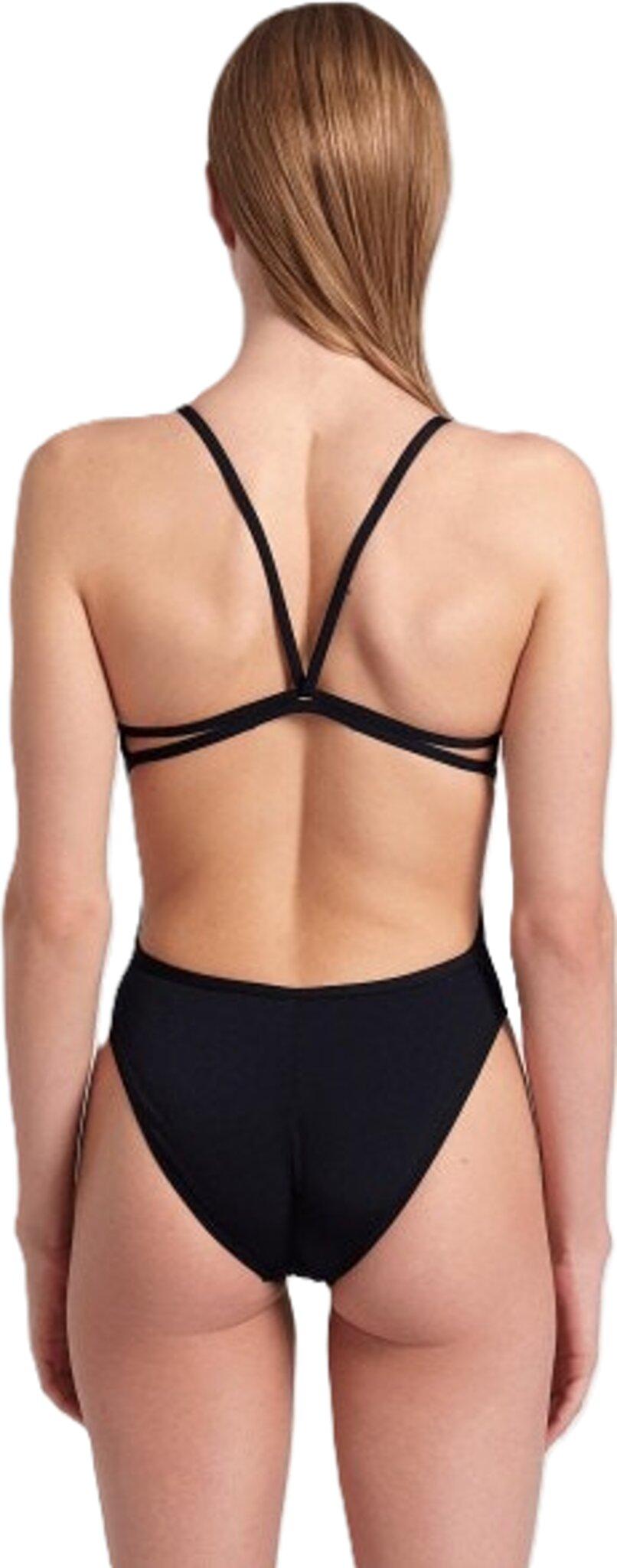 Product gallery image number 4 for product Lace Back Solid Swimsuit - Women's