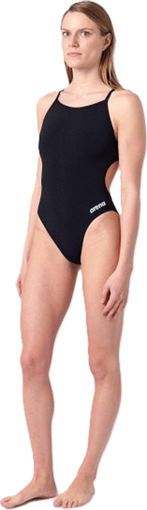 Product gallery image number 3 for product Lace Back Solid Swimsuit - Women's