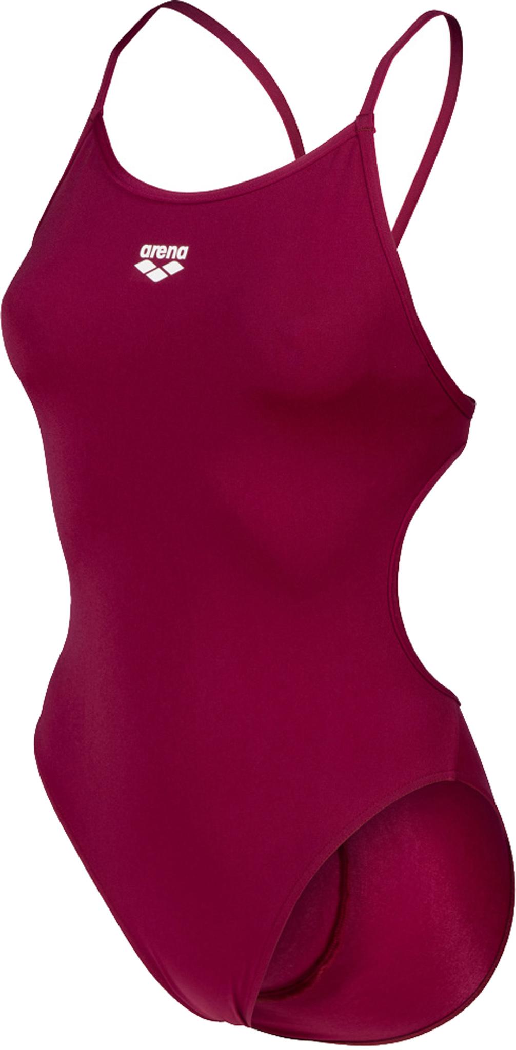 Product gallery image number 4 for product Lace Back Solid Swimsuit - Women's
