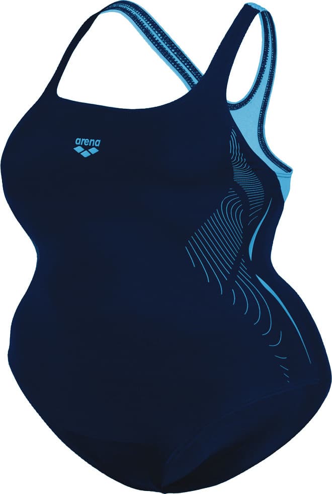 Product gallery image number 2 for product Graphic Print Plus Size Swimsuit - Women’s