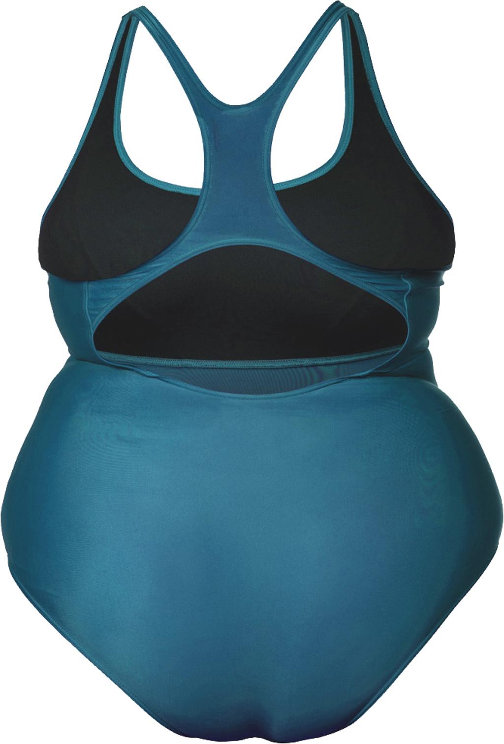 Product gallery image number 3 for product Control Pro Back Solid Plus Swimsuit - Women's