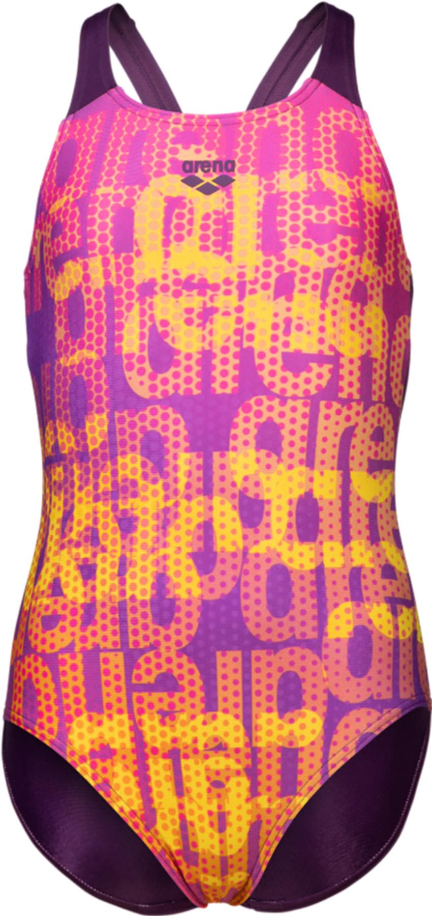 Product gallery image number 2 for product Multi Colours V Back Swimsuit - Girls