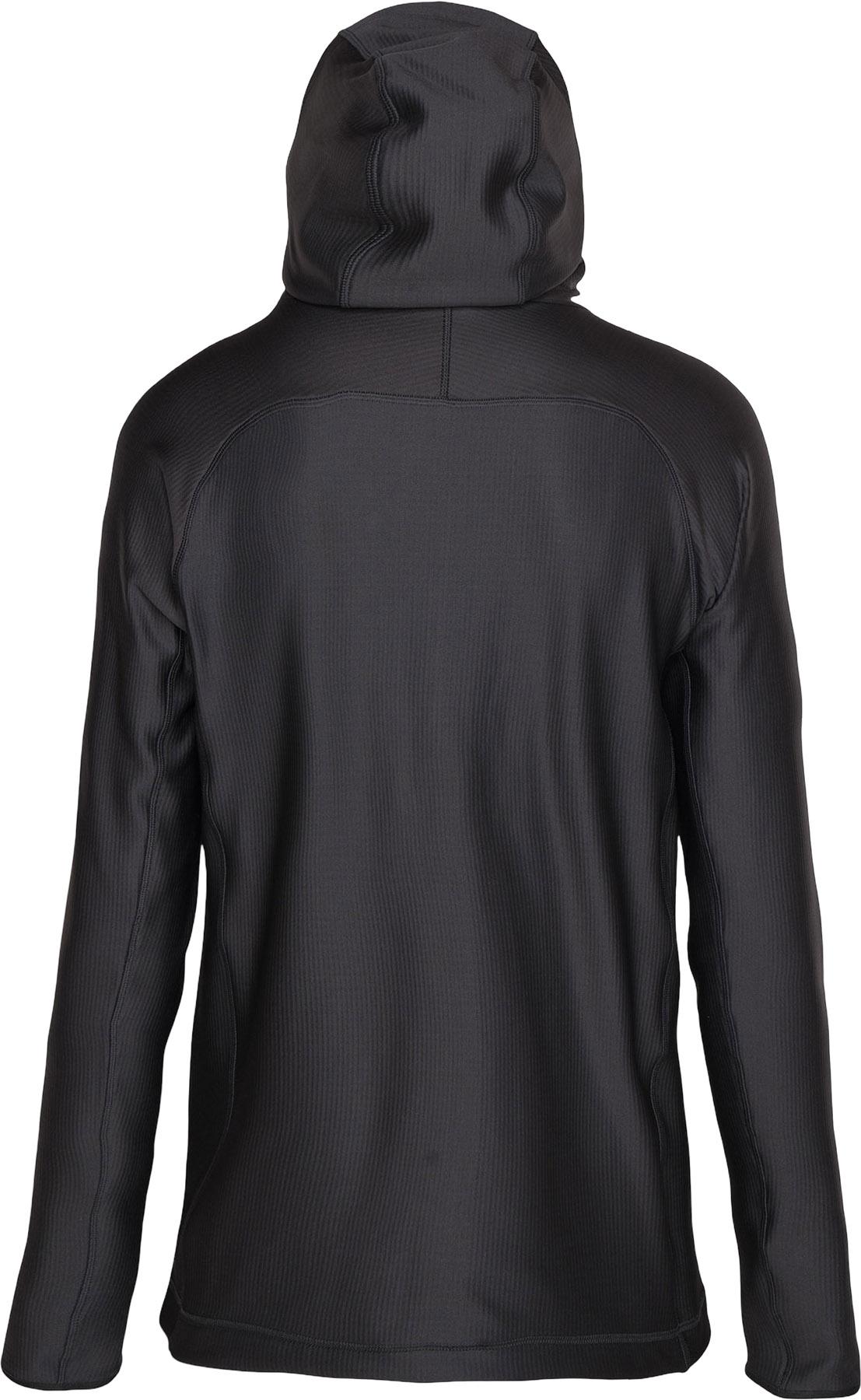 Numéro de l'image de la galerie de produits 2 pour le produit Manteau intermédiaire à capuchon zippé en polaire quadrillée Venyu - Femme