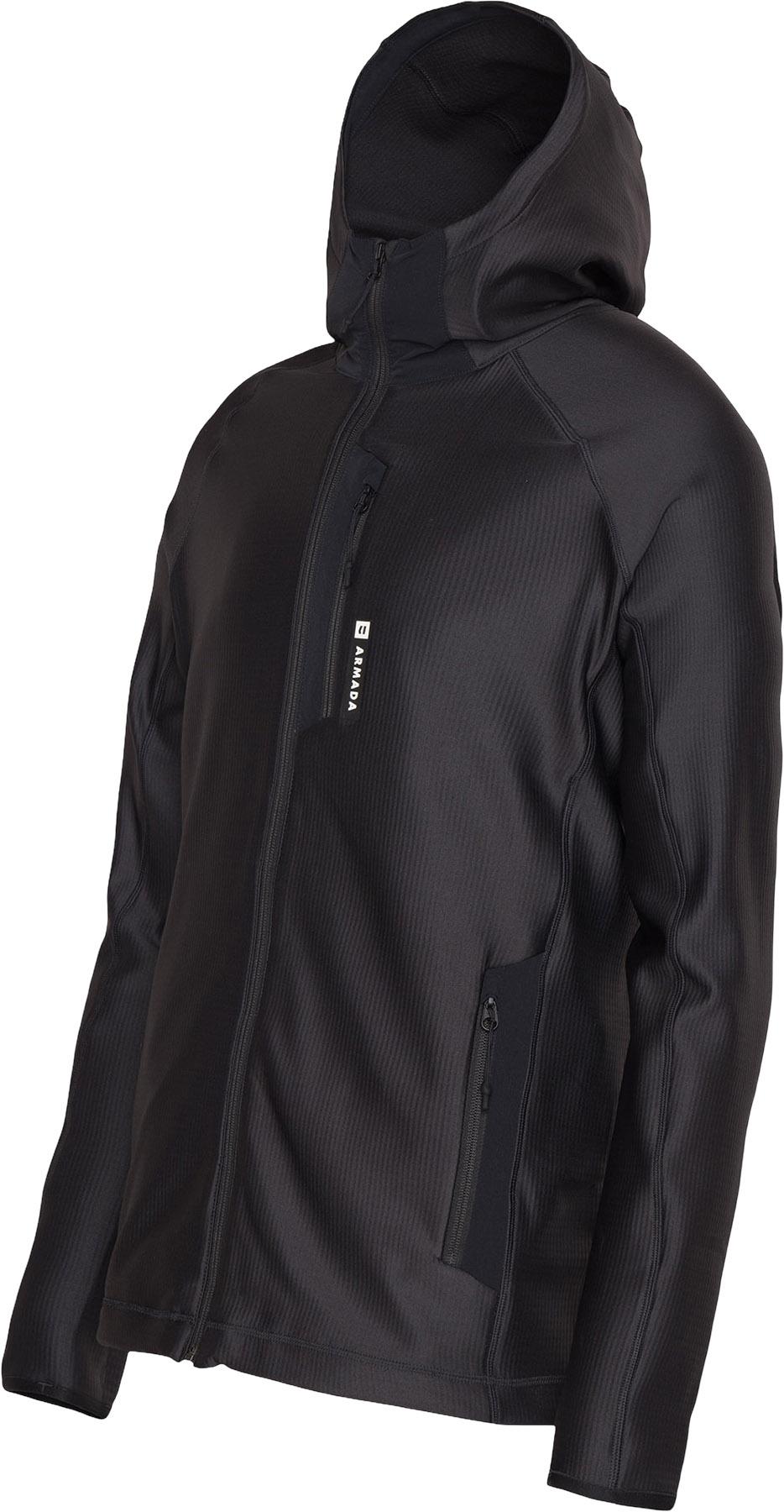 Numéro de l'image de la galerie de produits 9 pour le produit Manteau intermédiaire à capuchon zippé en polaire quadrillée Venyu - Femme