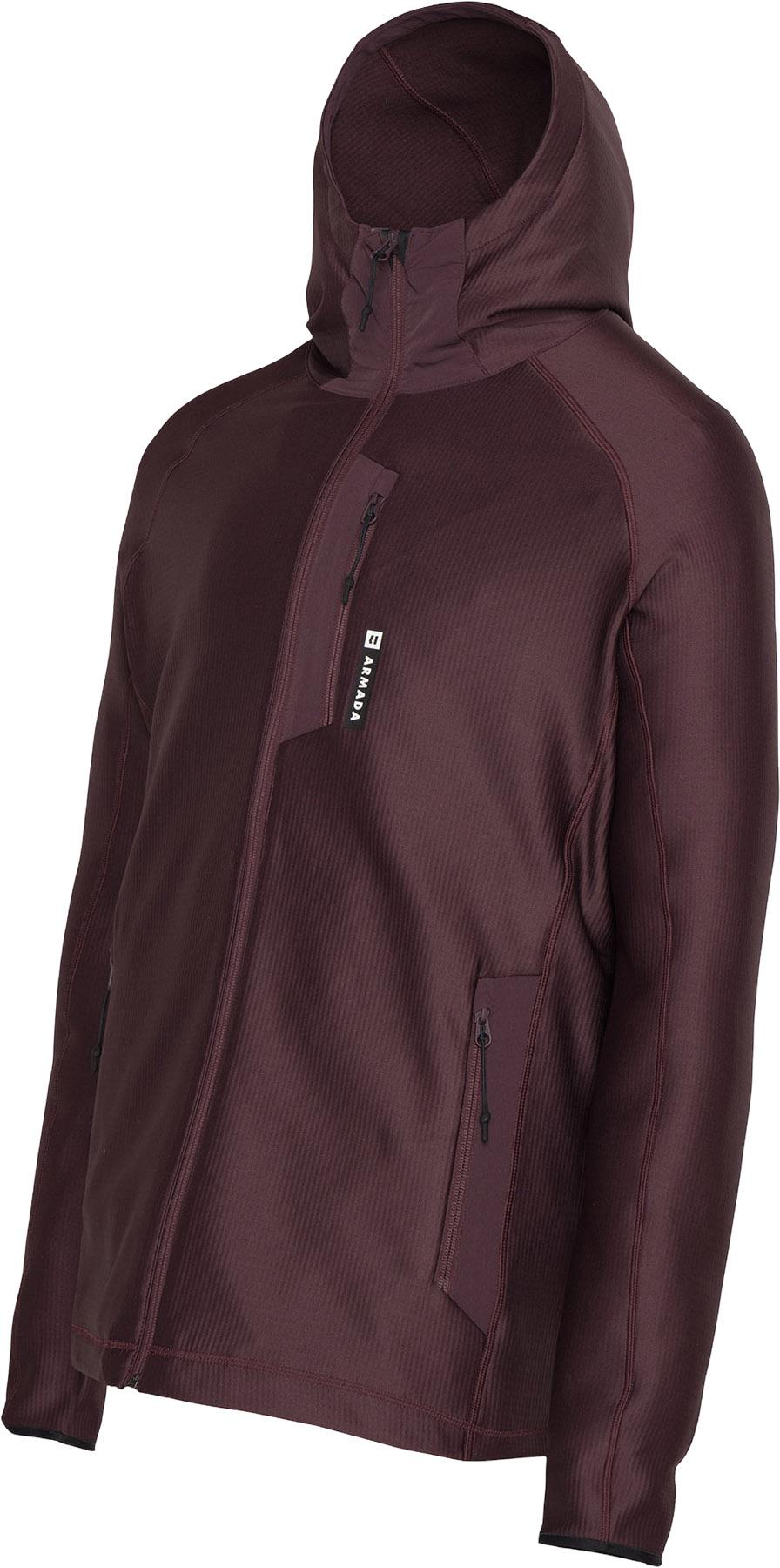 Numéro de l'image de la galerie de produits 3 pour le produit Manteau intermédiaire à capuchon en polaire quadrillée Tuckernot - Homme