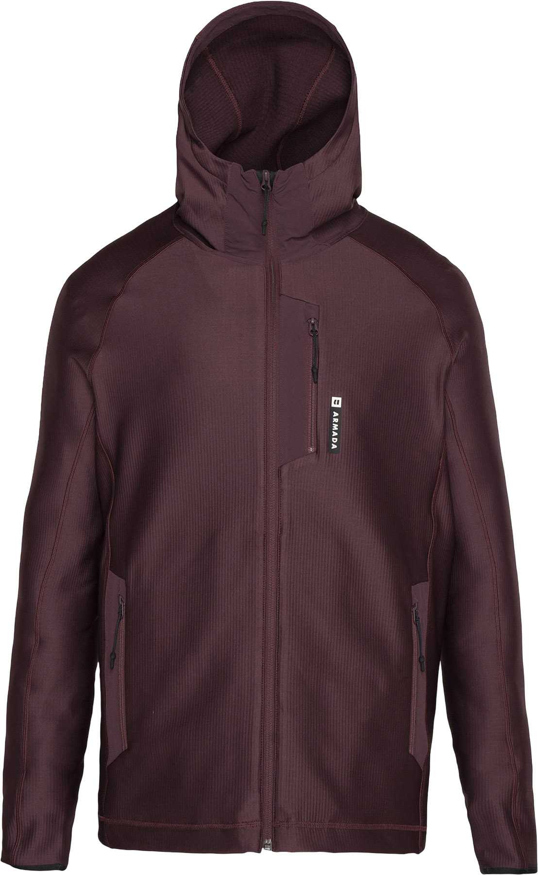 Product image for Tuckernot Grid Fleece Hooded Mid Layer Jacket - Men's