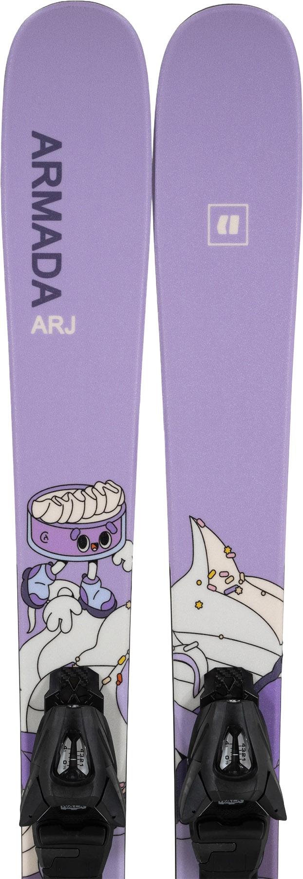 Product gallery image number 2 for product ARJ Skis with C5 Ski Bindings - Kids