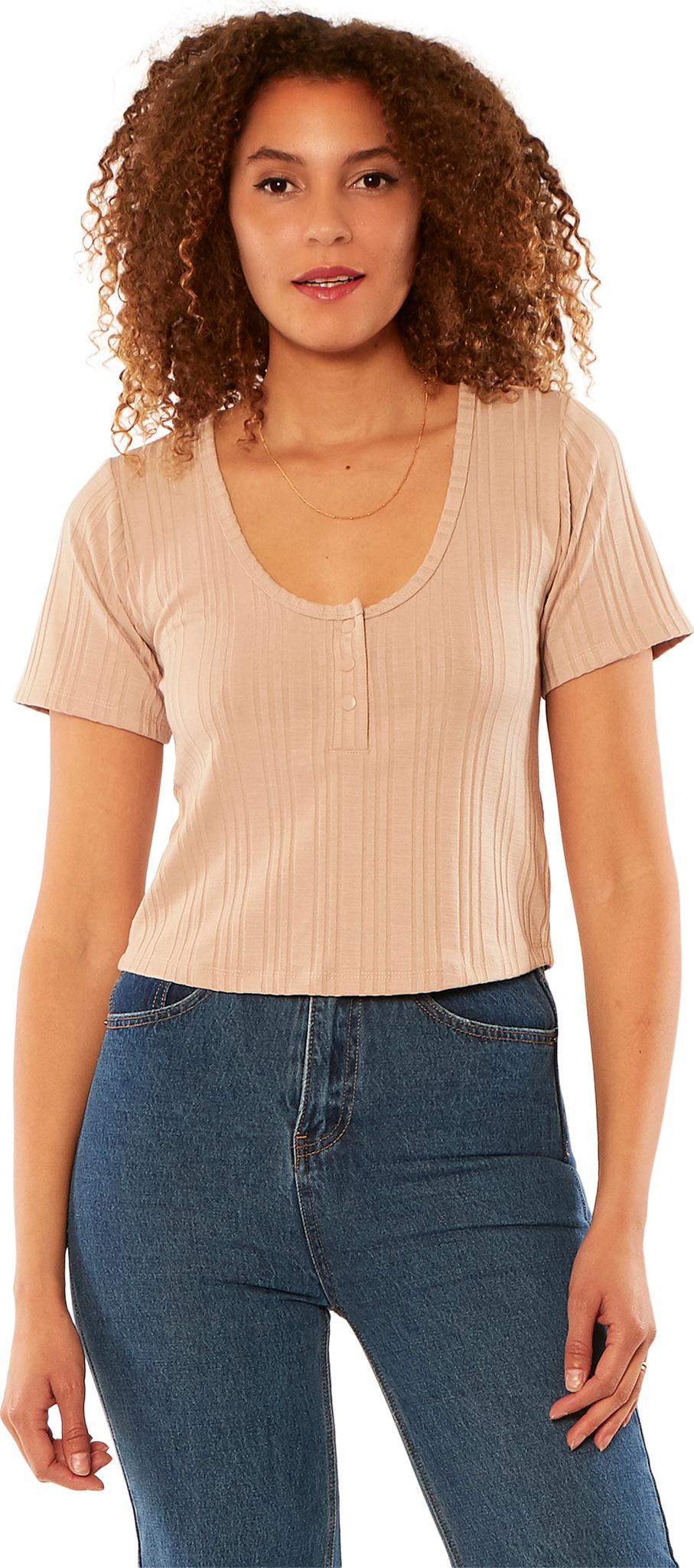 Numéro de l'image de la galerie de produits 1 pour le produit Haut en tricot à manches courtes Izadora - Femme