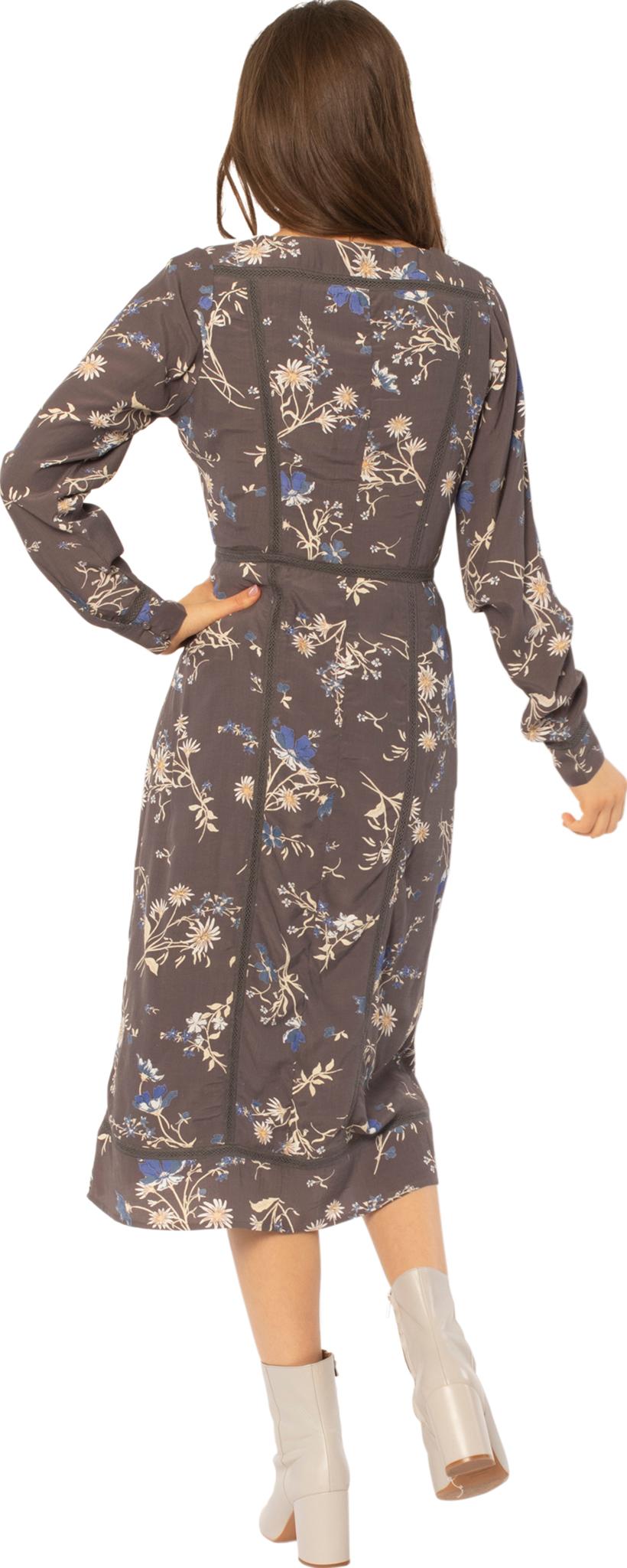 Product gallery image number 2 for product Koda Long Sleeve Woven Dress - Women's