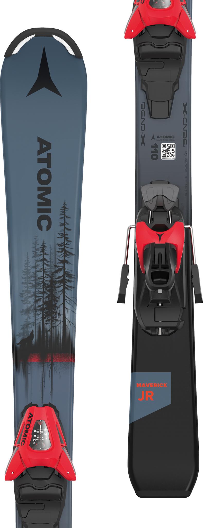 Product gallery image number 3 for product Maverick JR 100-120 Skis with C5 GW Ski Bindings - Kids