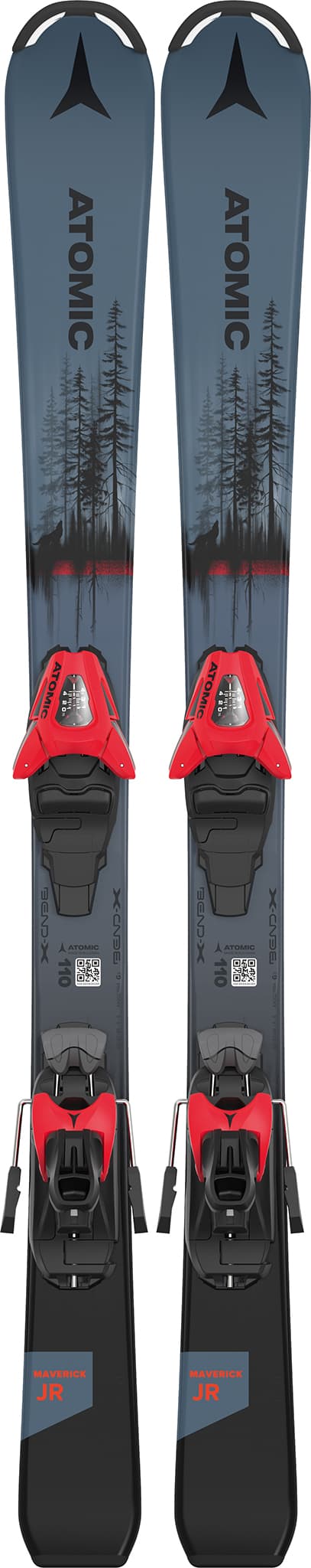 Image de produit pour Skis Maverick JR 100-120 avec fixations C5 GW - Enfant
