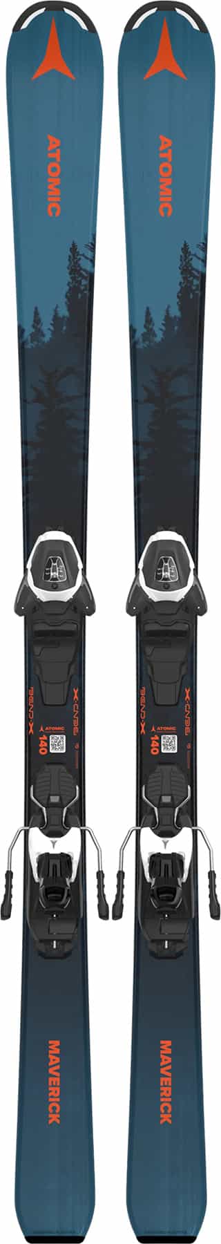Product image for Maverick JR 130-150 Skis with L 6 GW Ski Bindings - Kids