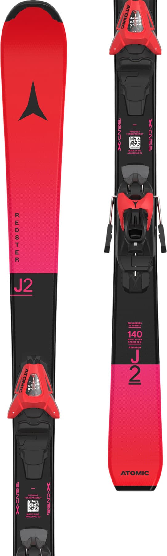 Numéro de l'image de la galerie de produits 7 pour le produit Skis Redster J2 130-150 avec fixations de ski C 5 GW - Jeune