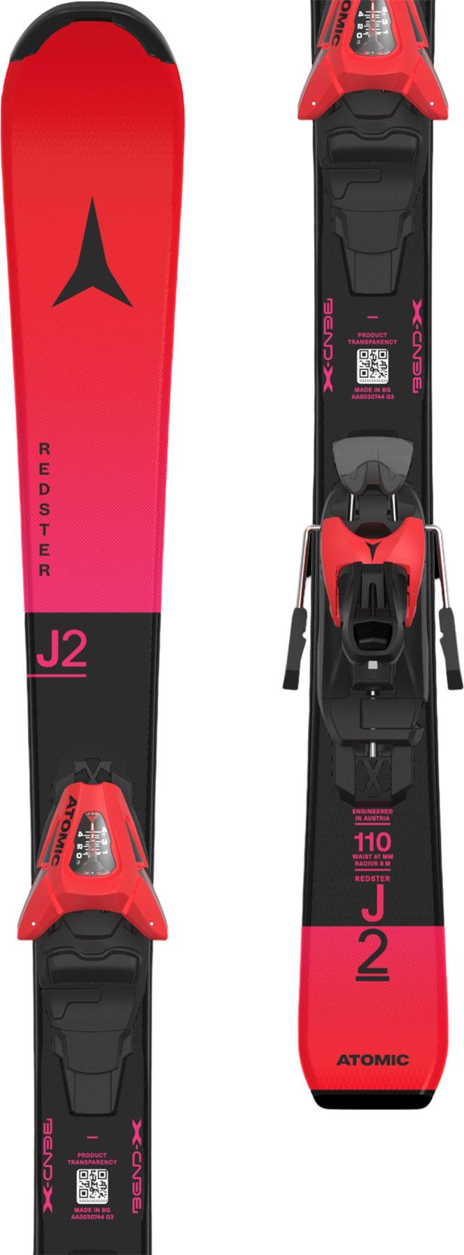 Product gallery image number 3 for product Redster J2 100-120 Skis with C 5 GW Ski Bindings - Kids