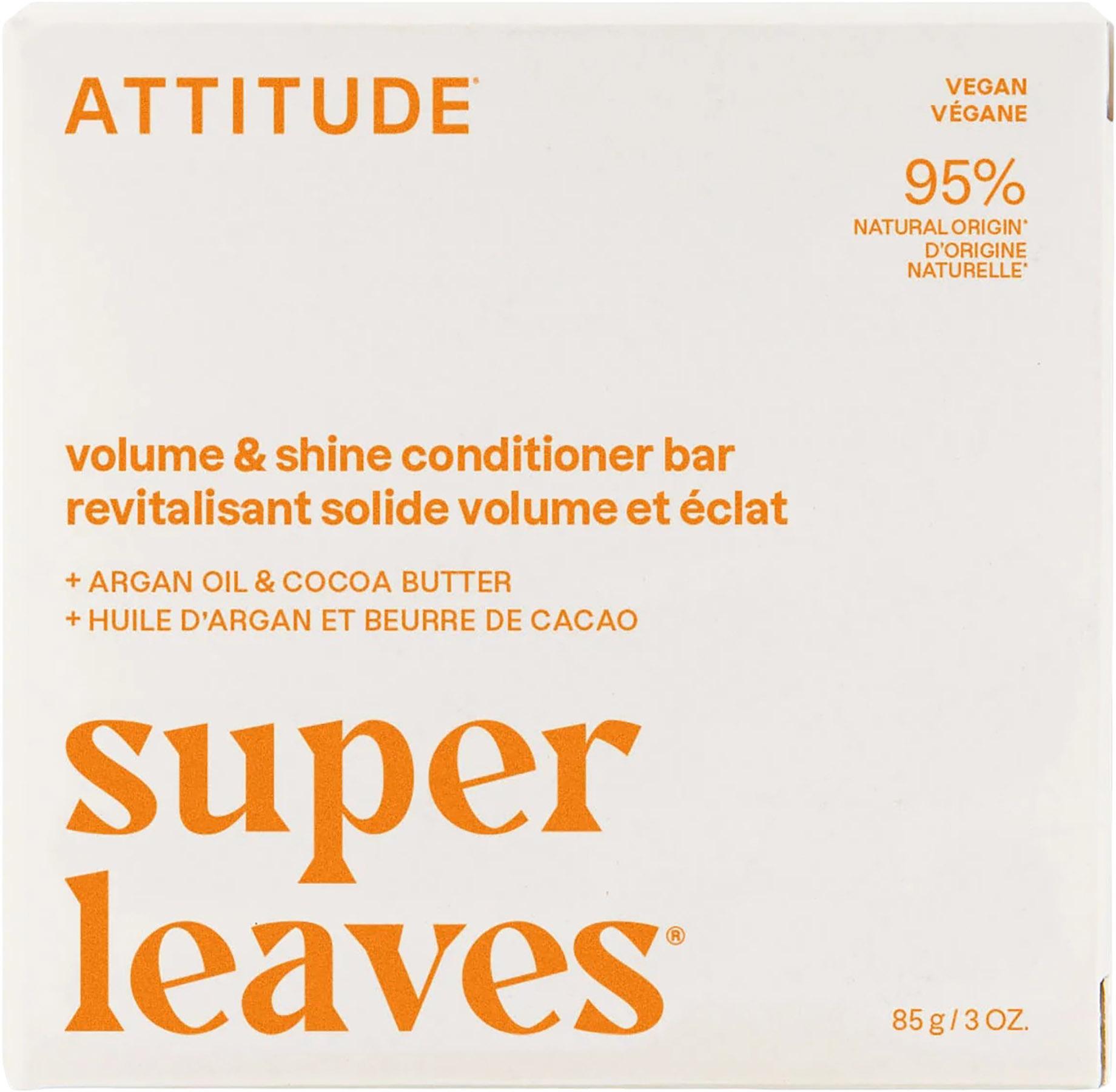 Product image for Super Leaves Orange Blossom and Eucalyptus Volume and Shine Conditioner Bar 3oz