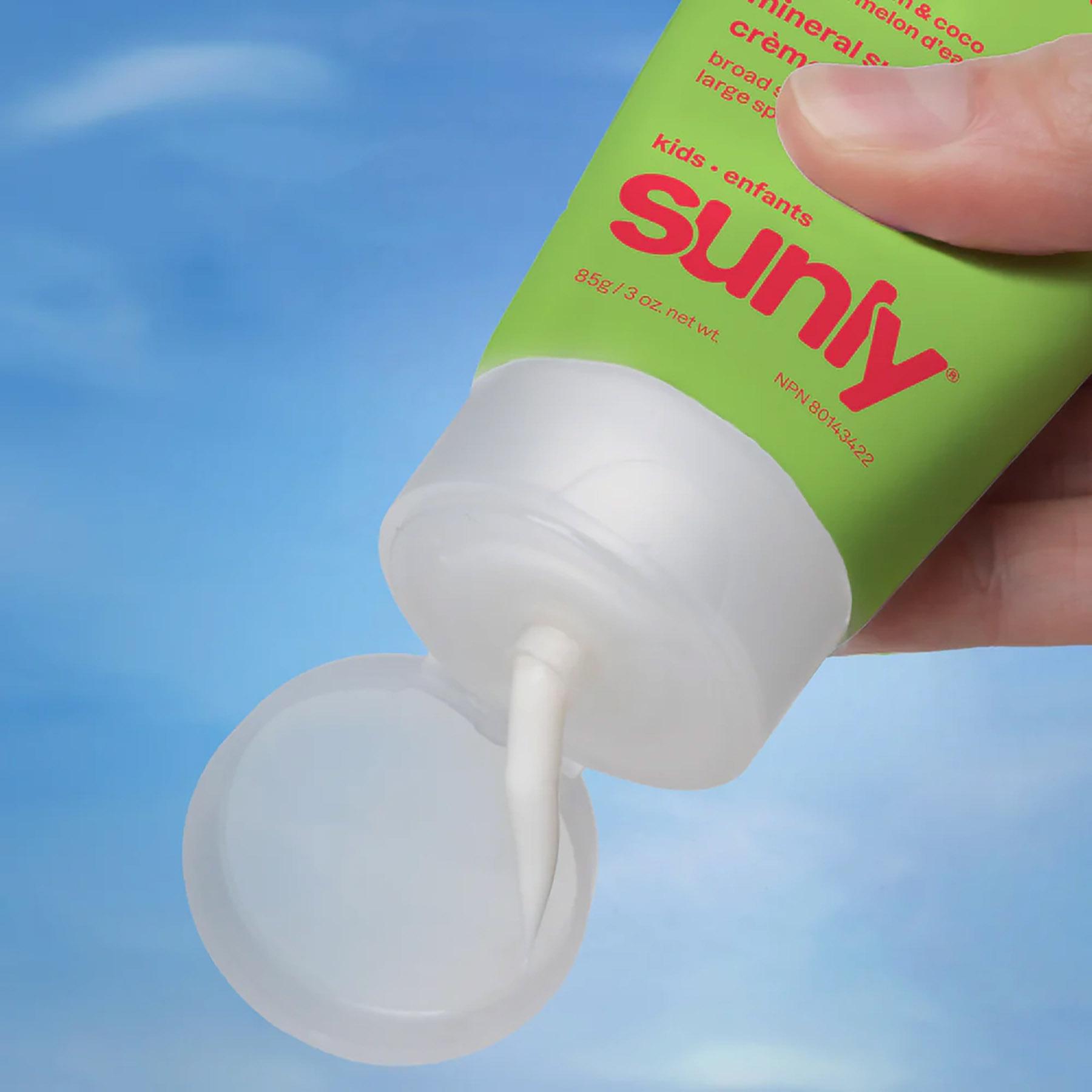 Product gallery image number 2 for product Sunly Watermelon and Coco SPF 50 Mineral Sunscreen 3oz - Kids