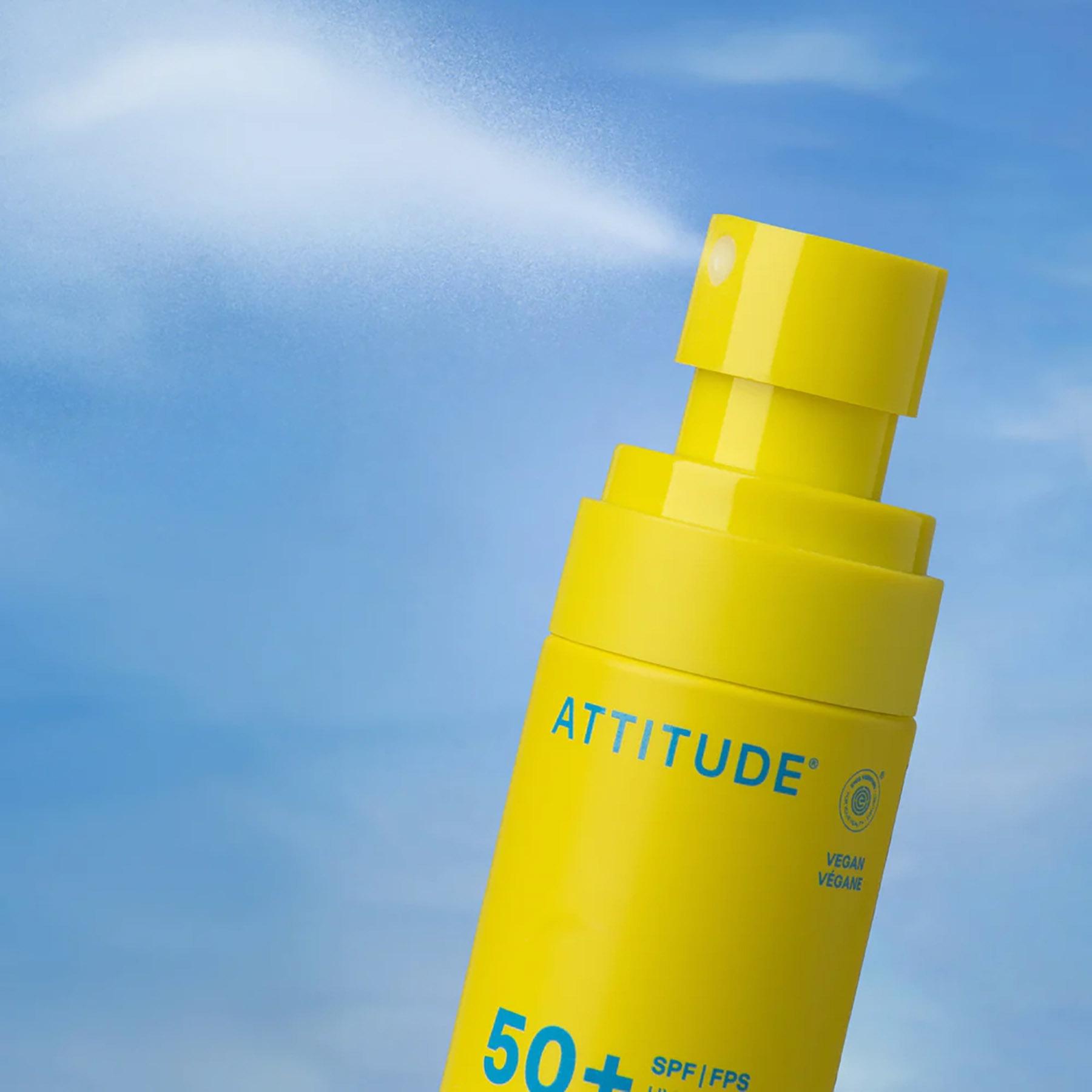 Product gallery image number 3 for product Sunly Unscented SPF 50 Mineral Sunscreen Spray 3oz - Kids