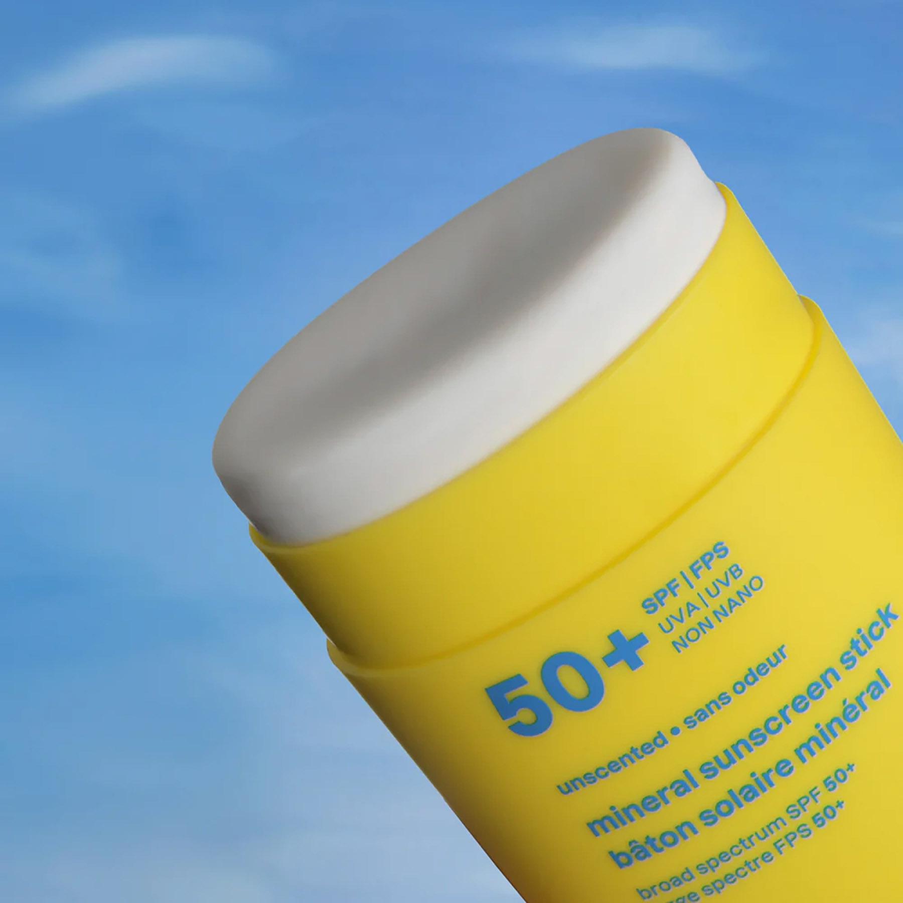 Product gallery image number 2 for product Sunly Unscented SPF 50 Mineral Sunscreen Stick 2oz - Kids