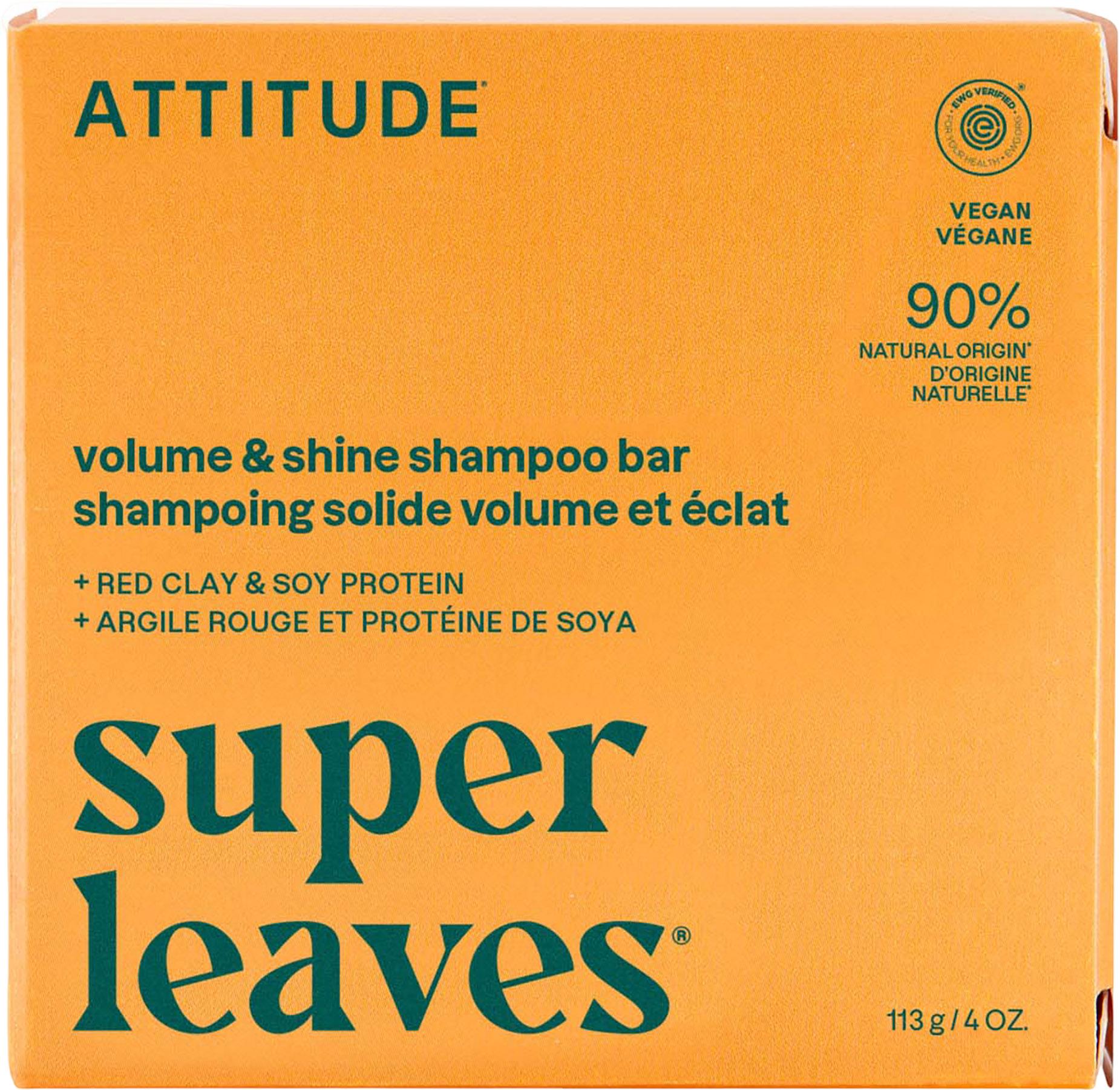 Product image for Super Leaves Orange Blossom and Eucalyptus Volume and Shine Shampoo Bar 4oz