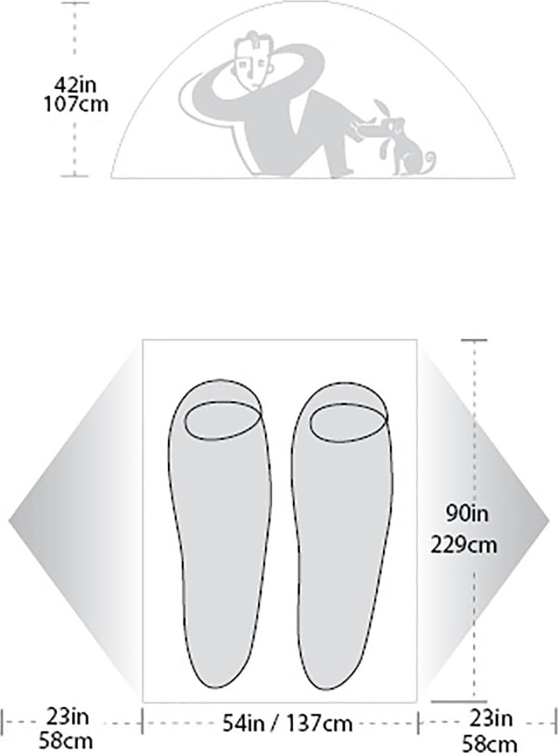 Product gallery image number 6 for product Tumble mtnGLO 2 Person Tent