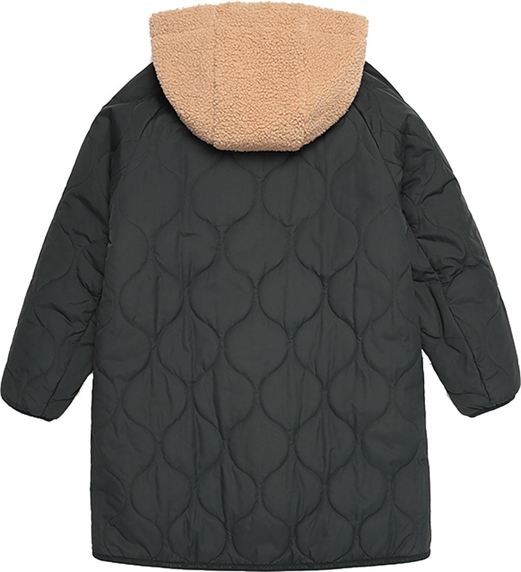 Product gallery image number 2 for product BKC Long Reversible Fleece Hooded Jacket - Kids
