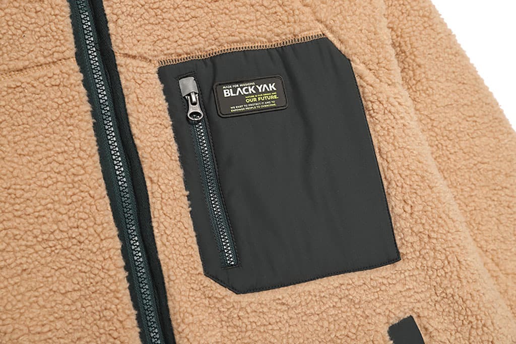 Product gallery image number 4 for product BKC Long Reversible Fleece Hooded Jacket - Kids