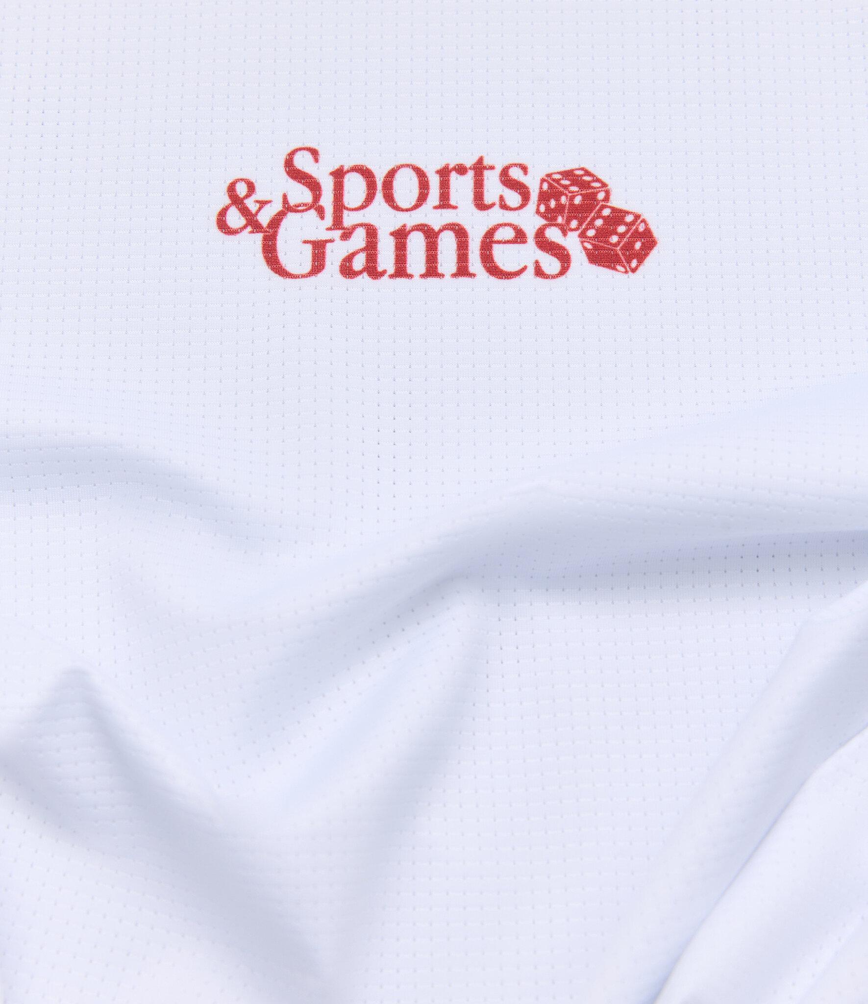 Product gallery image number 2 for product T-shirt court à col contrasté Sports And Games - Unisexe