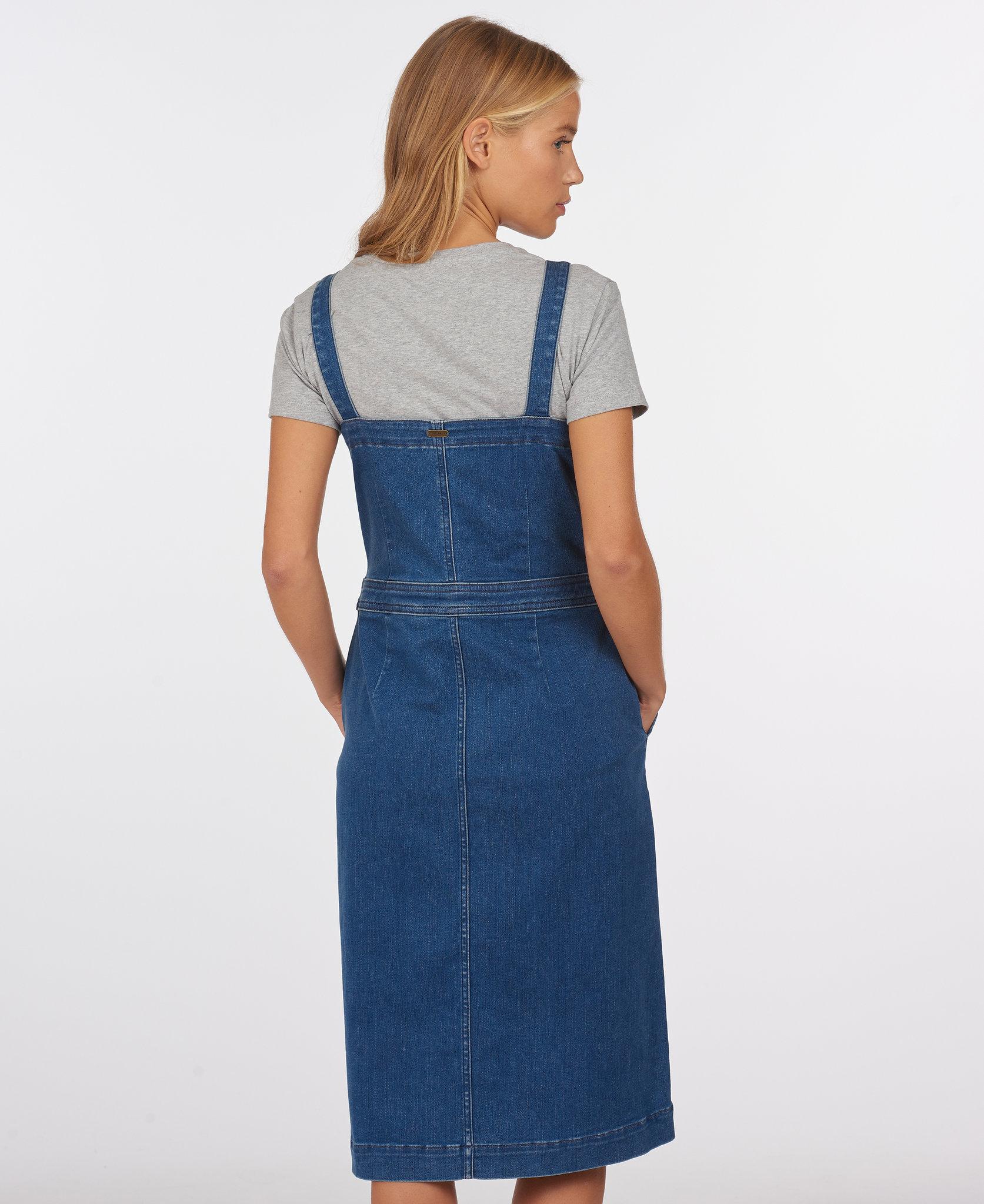 Numéro de l'image de la galerie de produits 2 pour le produit Robe chasuble en denim Darcie - Femme