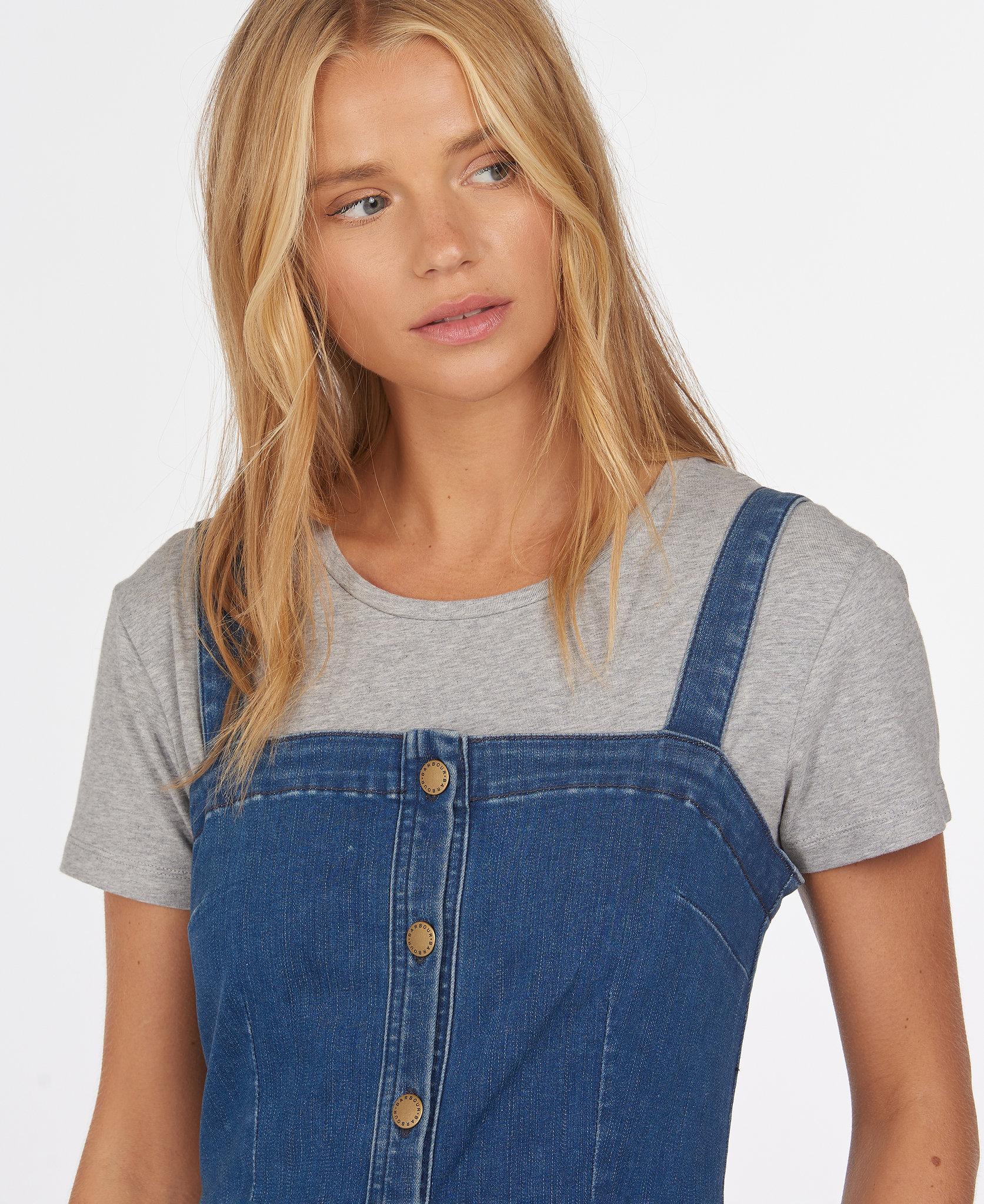 Numéro de l'image de la galerie de produits 6 pour le produit Robe chasuble en denim Darcie - Femme