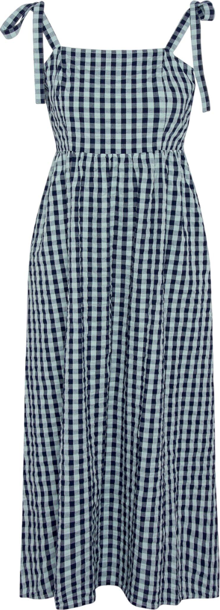 Product gallery image number 1 for product Abigail Gingham Midi Dress - Women's
