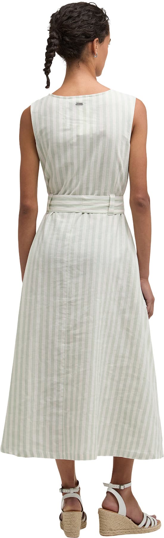 Numéro de l'image de la galerie de produits 2 pour le produit Robe mi-longue à rayures Inez - Femme