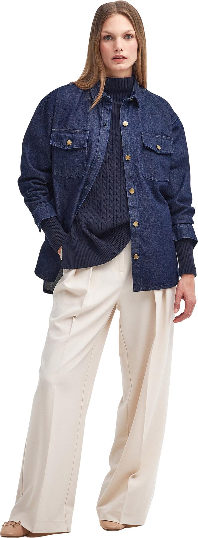 Numéro de l'image de la galerie de produits 2 pour le produit Chandail-cape en tricot Guernsey - Femme