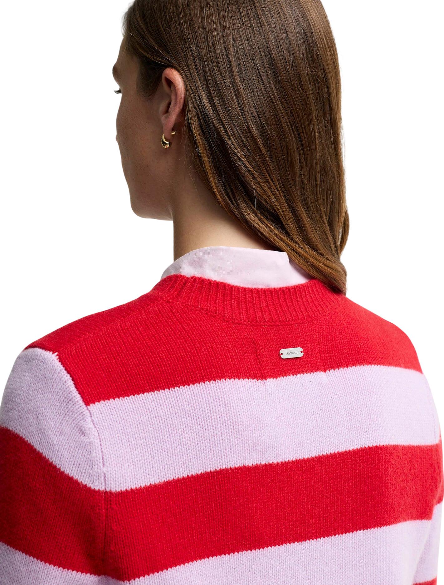 Product gallery image number 2 for product Woodhouse Striped Cashmere Blend Knitted Jumper - Women's