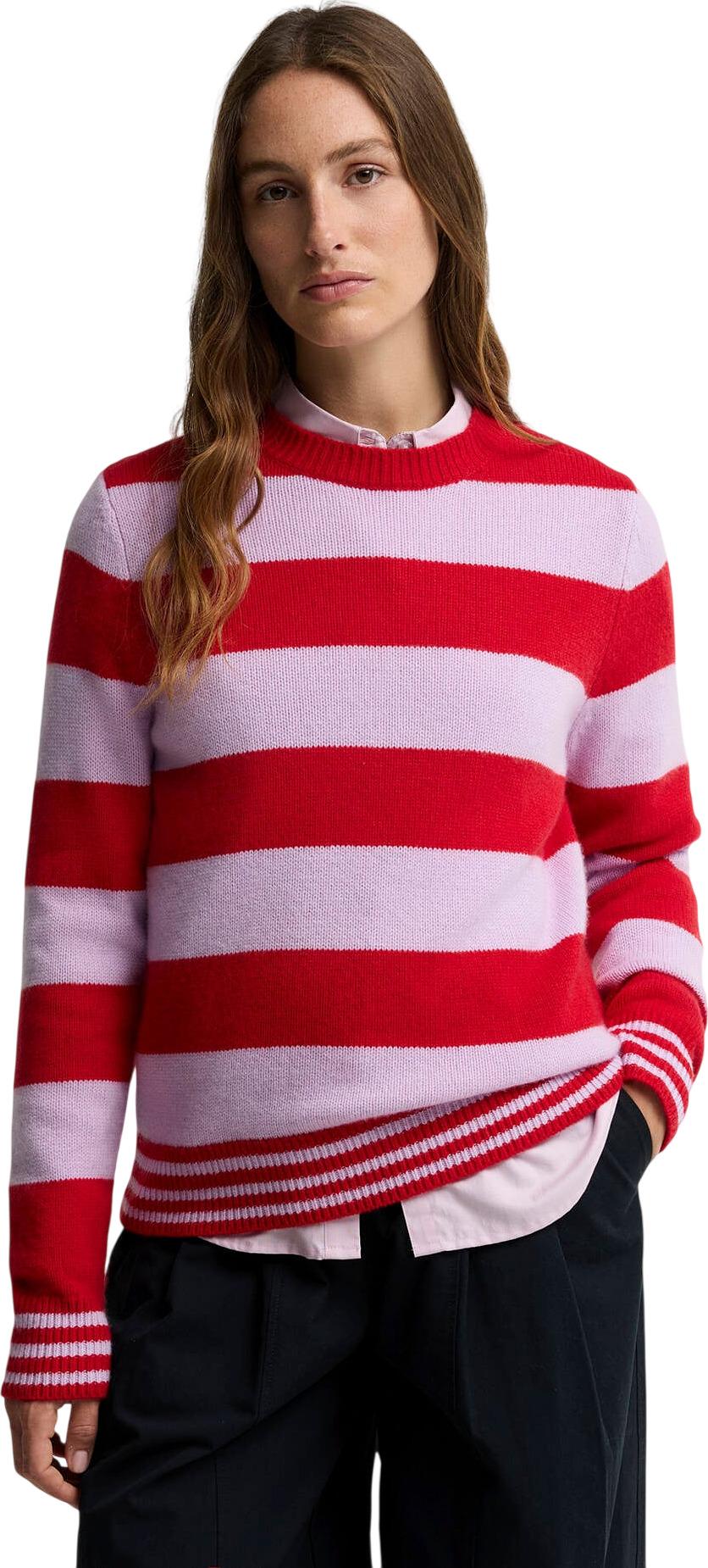 Product gallery image number 3 for product Woodhouse Striped Cashmere Blend Knitted Jumper - Women's