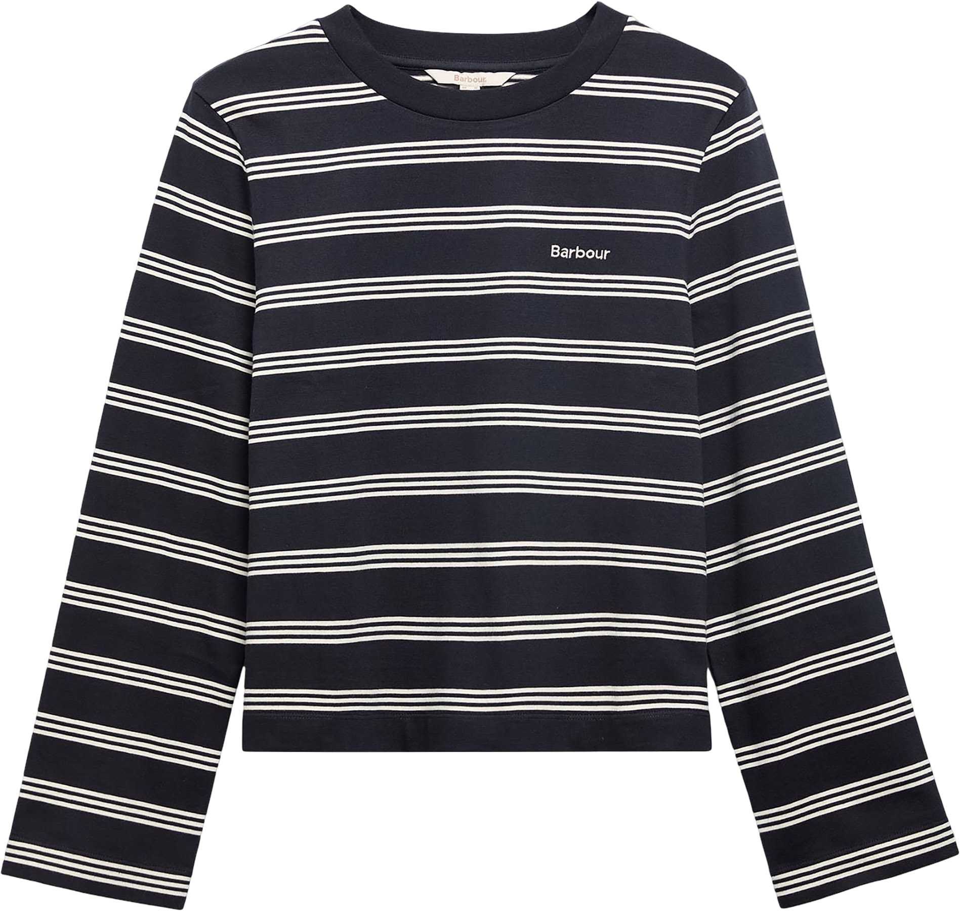 Dark Navy - Original Ecru Stripe
