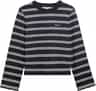 Colour: Dark Navy - Original Ecru Stripe